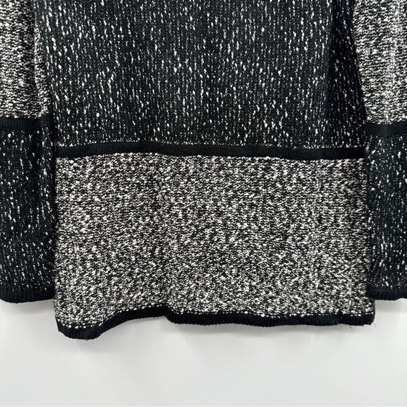 Calvin Klein Black & White Colorblock Long Sleeve‎ Pullover Sweater Sz M - Picture 4 of 7